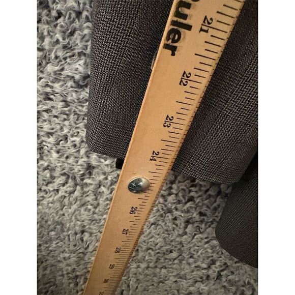 Vintage Nino Cerruti Men's Gray Wool Blazer Size L Formal 1 Piece - Picture 5 of 16